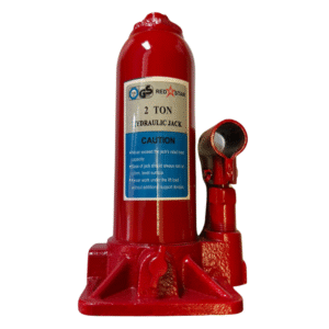 Spare 2 Ton Bottle Jack For Car Ramps - Red