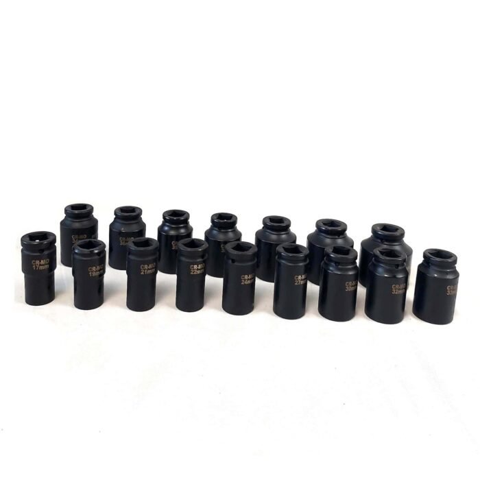 RS200024 (5) 15PC 3/4" Drive Deep Impact Socket Set