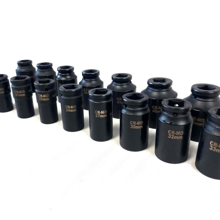 RS200024 (7) 15PC 3/4" Drive Deep Impact Socket Set
